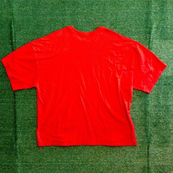 DISNEY PARKS MICKEY MOUSE VALENTINES DAY OH BOY MENS SHIRT RED SIZE XXL - Picture 3 of 5